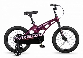 Велосипед Детский Maxiscoo COSMIC Базовый 16'' Розовый Глянцевый (2026) 