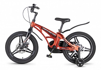 Велосипед Детский Maxiscoo COSMIC Deluxe 18'' Красный Глянцевый (2026) 