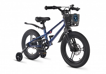Велосипед Детский Maxiscoo SHARK PRO 16'' Синий (2026)