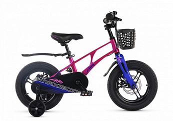 Велосипед Детский Maxiscoo AIR Pro Розовый Жемчуг (2024) 14"