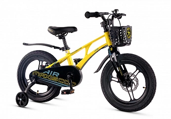 Велосипед Детский Maxiscoo AIR Pro 16'' Желтый Матовый (2025)