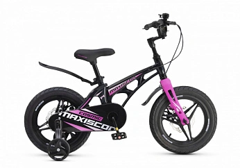 Велосипед Детский Maxiscoo COSMIC Делюкс Черный Жемчуг (2024) 14"