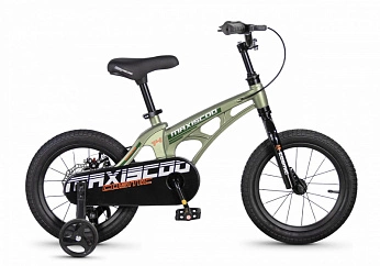 Велосипед Детский Maxiscoo COSMIC Базовый Плюс 14'' Оливковый Матовый (2026)