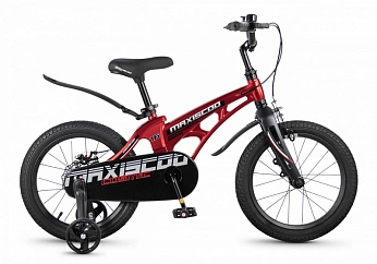 Велосипед Детский Maxiscoo COSMIC Стандарт 16'' Красный Глянцевый (2026) 
