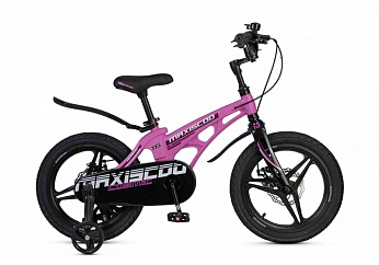 Велосипед Детский Maxiscoo COSMIC Делюкс Розовый Матовый (2025) 16"
