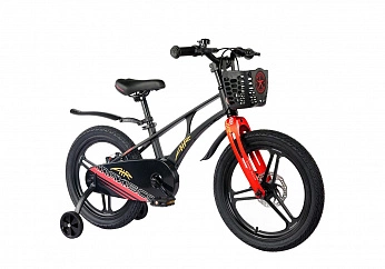 Велосипед Детский Maxiscoo AIR Pro Черный Матовый (2024) 18"