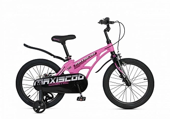 Велосипед Детский Maxiscoo COSMIC Стандарт Розовый Матовый (2025) 18"