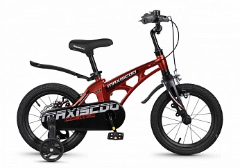 Велосипед Детский Maxiscoo COSMIC Стандарт Плюс 14'' Красный Глянцевый (2026) 