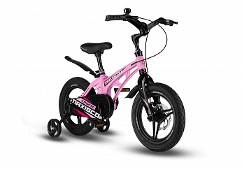Велосипед Детский Maxiscoo COSMIC Делюкс Розовый Матовый (2024) 14"