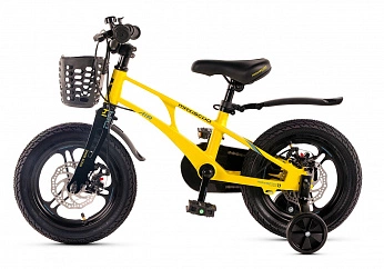 Велосипед Детский Maxiscoo AIR Pro 14'' Желтый Матовый (2025)