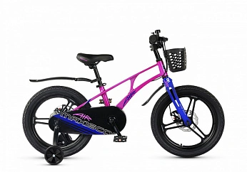 Велосипед Детский Maxiscoo AIR Pro Розовый Жемчуг (2024) 18"
