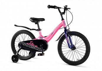 Велосипед Детский Maxiscoo JAZZ Стандарт 18'' Розовый Сапфир (2025)