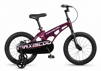 Велосипед Детский Maxiscoo COSMIC Базовый 16'' Розовый Глянцевый (2026) 