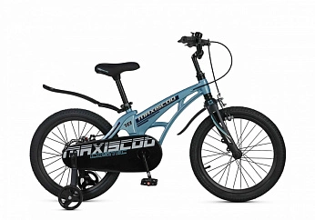 Велосипед Детский Maxiscoo COSMIC Стандарт Стальной Синий (2025) 18"