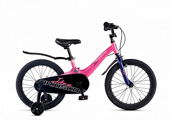 Велосипед Детский Maxiscoo JAZZ Стандарт 18'' Розовый Сапфир (2025)