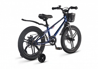Велосипед Детский Maxiscoo SHARK PRO 18'' Синий (2026)