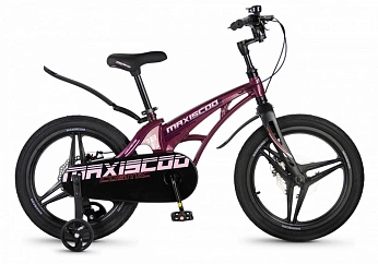 Велосипед Детский Maxiscoo COSMIC Deluxe 18'' Розовый Глянцевый (2026) 