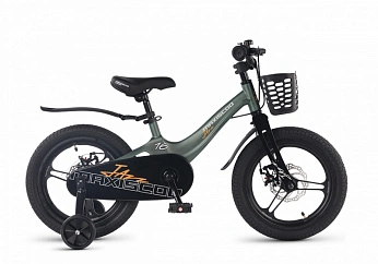Велосипед Детский Maxiscoo JAZZ PRO 16'' Зеленый Матовый (2026)