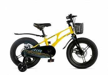 Велосипед Детский Maxiscoo AIR Pro 16'' Желтый Матовый (2025)