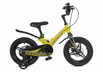 Велосипед Детский Maxiscoo SPACE Делюкс  Желтый Матовый (2025) 14"