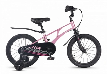 Велосипед Детский Maxiscoo AIR Стандарт Плюс 16'' Розовый (2026)