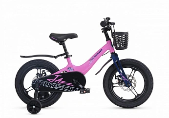 Велосипед Детский Maxiscoo JAZZ Pro Розовый Матовый (2024) 16"