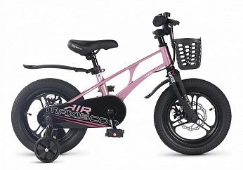 Велосипед Детский Maxiscoo AIR PRO 14'' Розовый (2026)