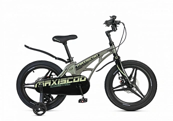 Велосипед Детский Maxiscoo COSMIC Делюкс Темный Малахит (2025) 18"