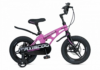 Велосипед Детский Maxiscoo COSMIC Делюкс Розовый Матовый (2025) 14"