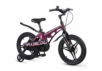 Велосипед Детский Maxiscoo COSMIC Deluxe 16'' Розовый Глянцевый (2026) 