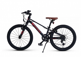 Велосипед Детский Maxiscoo 7BIKE 20'' M200  Черный (2024)