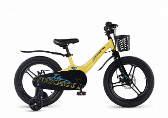 Велосипед Детский Maxiscoo JAZZ PRO 18'' Желтый Матовый (2026)