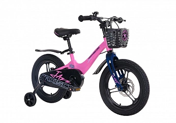 Велосипед Детский Maxiscoo JAZZ Pro Розовый Матовый (2024) 16"