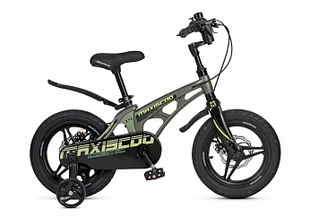 Велосипед Детский Maxiscoo COSMIC Делюкс Темный Малахит (2025) 14"