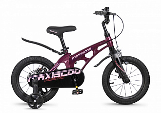 Велосипед Детский Maxiscoo COSMIC Стандарт Плюс 14'' Розовый Глянцевый (2026) 