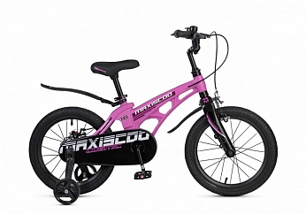 Велосипед Детский Maxiscoo COSMIC Стандарт Розовый Матовый (2025) 16"
