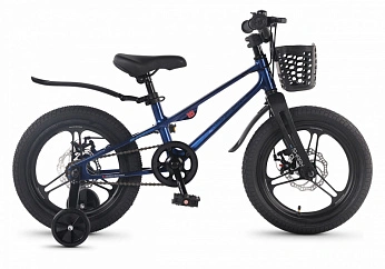 Велосипед Детский Maxiscoo SHARK PRO 16'' Синий (2026)
