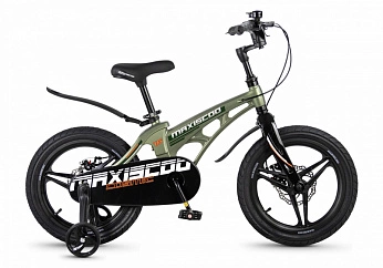 Велосипед Детский Maxiscoo COSMIC Deluxe 16'' Оливковый Матовый (2026) 