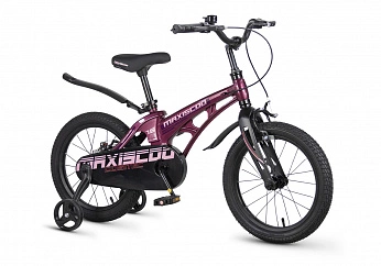 Велосипед Детский Maxiscoo COSMIC Стандарт 16'' Розовый Глянцевый (2026) 
