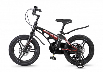 Велосипед Детский Maxiscoo COSMIC Deluxe 16'' Черный Глянцевый (2026)