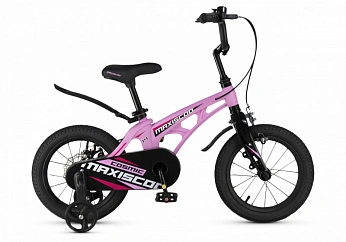 Велосипед Детский Maxiscoo COSMIC Стандарт Розовый Матовый (2024) 14"