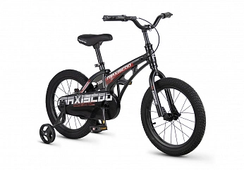 Велосипед Детский Maxiscoo COSMIC Базовый 16'' Черный Глянцевый (2026)