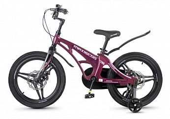 Велосипед Детский Maxiscoo COSMIC Deluxe 18'' Розовый Глянцевый (2026) 