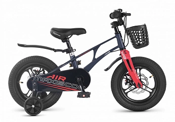Велосипед Детский Maxiscoo AIR PRO 14'' Черный Матовый (2026)