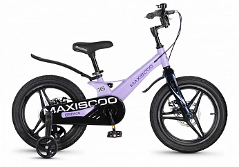 Велосипед Детский Maxiscoo SPACE Deluxe 16'' Лавандовый Матовый (2026) 