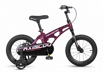 Велосипед Детский Maxiscoo COSMIC Базовый Плюс 14'' Розовый Глянцевый (2026) 