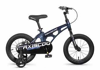 Велосипед Детский Maxiscoo COSMIC Базовый Плюс 14'' Синий Матовый (2026) 