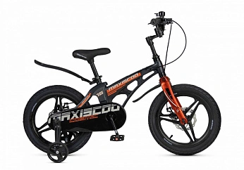 Велосипед Детский Maxiscoo COSMIC Делюкс Мерцающий Графит (2025) 16"
