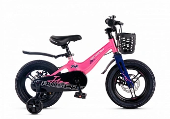 Велосипед Детский Maxiscoo JAZZ Pro 14'' Розовый Сапфир (2025)