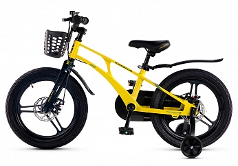 Велосипед Детский Maxiscoo AIR Pro 18'' Желтый Матовый (2025)